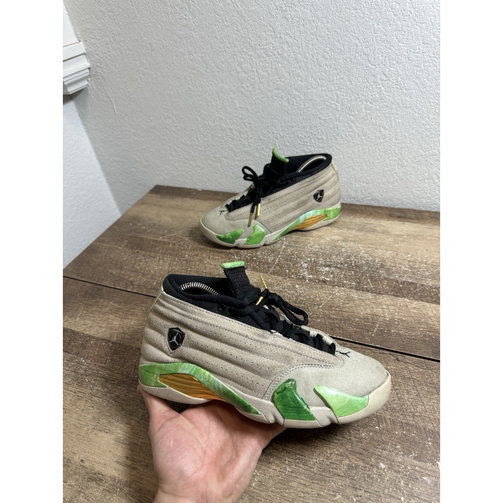Air Jordan 14 Retro Low‎ SP Aleali May Fortune DJ1034-200 Women's size 7 Shoes